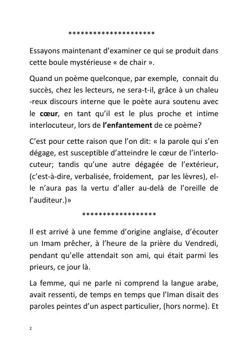 Page 2 – Le langage du cœur