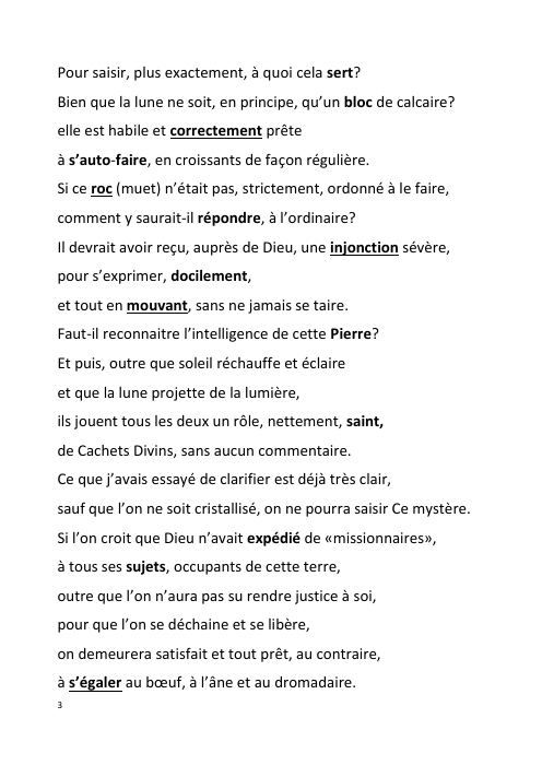 Page 3 – Un message envoyé à un philosophe athée