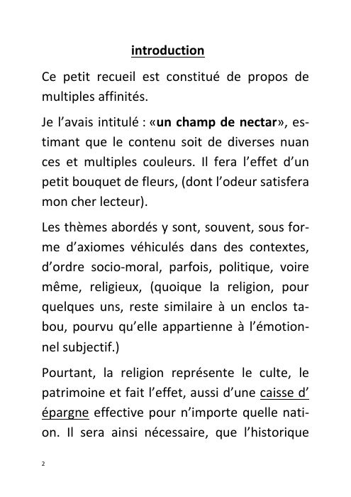 Page 2 – Un champ de nectar